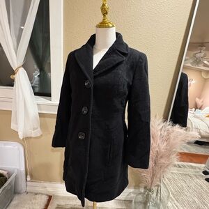 Anne Klein Black Pea Coat